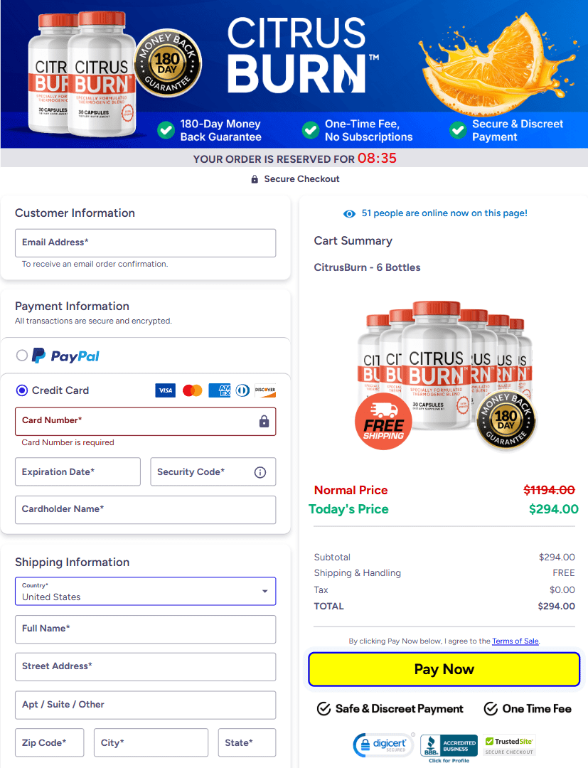 CitrusBurn official website